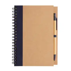 Rokovnik s olovkom Kraft spiralni P774.26 blue-4