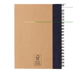 Rokovnik s olovkom Kraft spiralni P774.26 blue-5