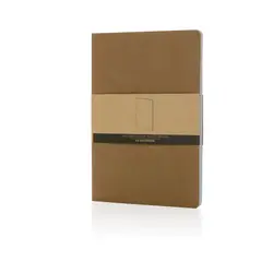Rokovnik od recikliranog papira Salton A5 GRS P774.48 brown-9