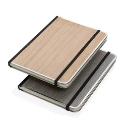 Rokovnik s drvenim koricama A5 Treeline P774.57 grey-8