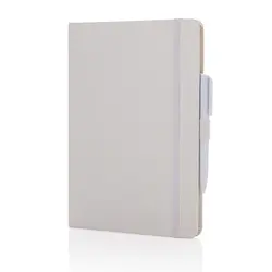 Rokovnik od lijepljene kože Sam A5 RCS P774.60 white-2