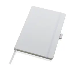 Rokovnik od lijepljene kože Sam A5 RCS P774.60 white-4