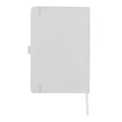 Rokovnik od lijepljene kože Sam A5 RCS P774.60 white-7