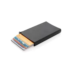 Aluminijski euti za kartice s RFID zaštitom P820.04 black-1
