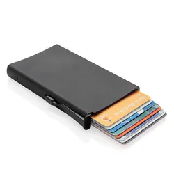 Aluminijski euti za kartice s RFID zaštitom P820.04 black-2