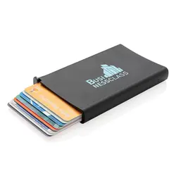 Aluminijski euti za kartice s RFID zaštitom P820.04 black-3