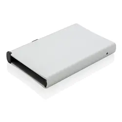 Aluminijski euti za kartice s RFID zaštitom P820.04 silver-4