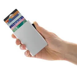 C-Secure aluminijski držač RFID kartice P820.49 silver-4