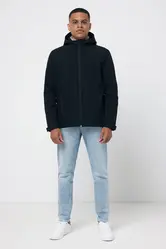 Iqoniq Makalu muška jakna od mekane školjke od recikliranog poliestera T1700 black 4XL-16
