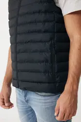 Iqoniq Meru grijač za muškarce od recikliranog poliestera T1702 black 4XL-18