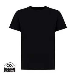 Iqoniq Koli dječja lagana majica od recikliranog pamuka T6100 black 11-12-0