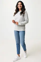 Okrugli ovratnik od recikliranog pamuka Iqoniq Denali T9301 heather grey 4XL-13