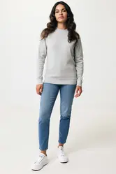 Okrugli ovratnik od recikliranog pamuka Iqoniq Denali T9301 heather grey 4XL-16