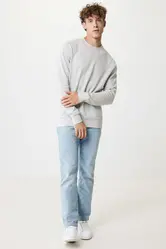 Okrugli ovratnik od recikliranog pamuka Iqoniq Denali T9301 heather grey 4XL-25