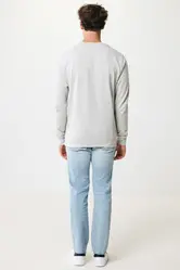 Okrugli ovratnik od recikliranog pamuka Iqoniq Denali T9301 heather grey 4XL-32