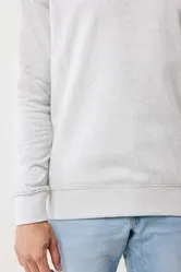 Okrugli ovratnik od recikliranog pamuka Iqoniq Denali T9301 heather grey 4XL-44