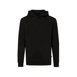 Iqoniq Jasper majica s kapuljačom od recikliranog pamuka T9400 black 4XL-3