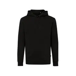 Iqoniq Jasper majica s kapuljačom od recikliranog pamuka T9400 black 4XL-4