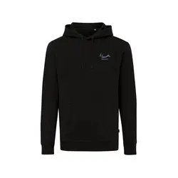 Iqoniq Jasper majica s kapuljačom od recikliranog pamuka T9400 black 4XL-7