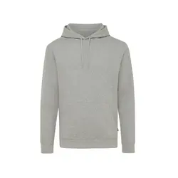 Iqoniq Torres majica s kapuljačom od recikliranog pamuka, neobojena T9401 heather grey 4XL-3