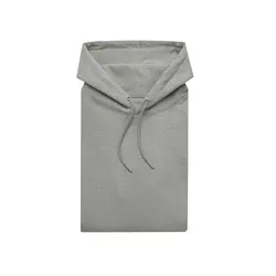 Iqoniq Torres majica s kapuljačom od recikliranog pamuka, neobojena T9401 heather grey 4XL-10
