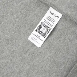 Iqoniq Torres majica s kapuljačom od recikliranog pamuka, neobojena T9401 heather grey 4XL-15
