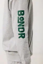 Iqoniq Torres majica s kapuljačom od recikliranog pamuka, neobojena T9401 heather grey 4XL-25