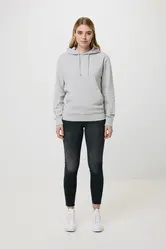 Iqoniq Torres majica s kapuljačom od recikliranog pamuka, neobojena T9401 heather grey 4XL-45