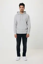 Iqoniq Torres majica s kapuljačom od recikliranog pamuka, neobojena T9401 heather grey 4XL-47