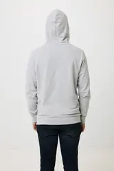 Iqoniq Torres majica s kapuljačom od recikliranog pamuka, neobojena T9401 heather grey 4XL-53