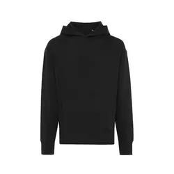 Iqoniq Yoho opuštena majica s kapuljačom od recikliranog pamuka T9402 black L-4