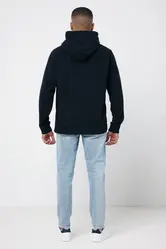 Iqoniq Trivor majica s kapuljačom od recikliranog poliestera od mikroflisa T9403 black 4XL-19