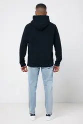 Iqoniq Trivor majica s kapuljačom od recikliranog poliestera od mikroflisa T9403 black 4XL-18
