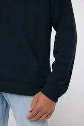 Iqoniq Trivor majica s kapuljačom od recikliranog poliestera od mikroflisa T9403 black 4XL-32