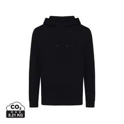 Iqoniq Rila lagana majica s kapuljačom od recikliranog pamuka T9404 black 4XL-2