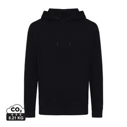Iqoniq Rila lagana majica s kapuljačom od recikliranog pamuka T9404 black 4XL-0