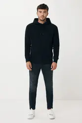 Iqoniq Rila lagana majica s kapuljačom od recikliranog pamuka T9404 black 4XL-15