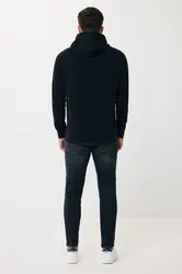 Iqoniq Rila lagana majica s kapuljačom od recikliranog pamuka T9404 black 4XL-16