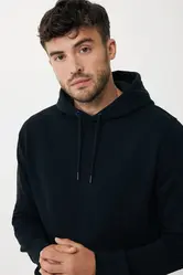 Iqoniq Rila lagana majica s kapuljačom od recikliranog pamuka T9404 black 4XL-26