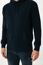 Iqoniq Rila lagana majica s kapuljačom od recikliranog pamuka T9404 black 4XL-29