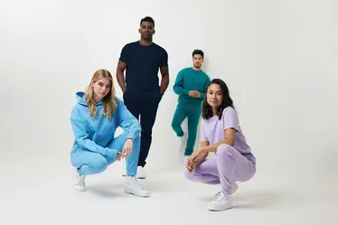 Jogger hlače od recikliranog pamuka Iqoniq Cooper T9500 black L-9