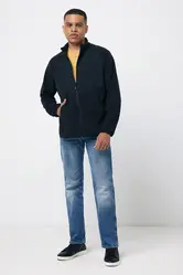 Iqoniq Talung mikroflis od recikliranog poliestera se zatvara T9603 black 4XL-15
