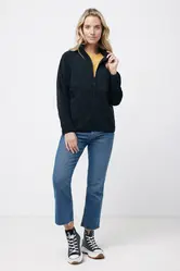 Iqoniq Talung mikroflis od recikliranog poliestera se zatvara T9603 black 4XL-20
