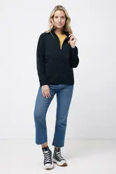Iqoniq Talung mikroflis od recikliranog poliestera se zatvara T9603 black 4XL-21