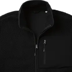 Jakna od flisa od recikliranog poliestera Iqoniq Diran T9800 black L-9
