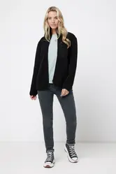 Jakna od flisa od recikliranog poliestera Iqoniq Diran T9800 black L-16
