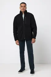Jakna od flisa od recikliranog poliestera Iqoniq Diran T9800 black L-24