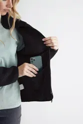 Jakna od flisa od recikliranog poliestera Iqoniq Diran T9800 black L-38