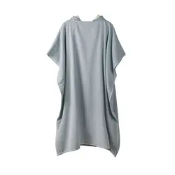 Hammam poncho VINGA V41720 navy-1