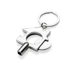 Privjesak 3u1 P191.71, Privjesak za ključeve MeasureMate RCS P191.73 grey, silver-5